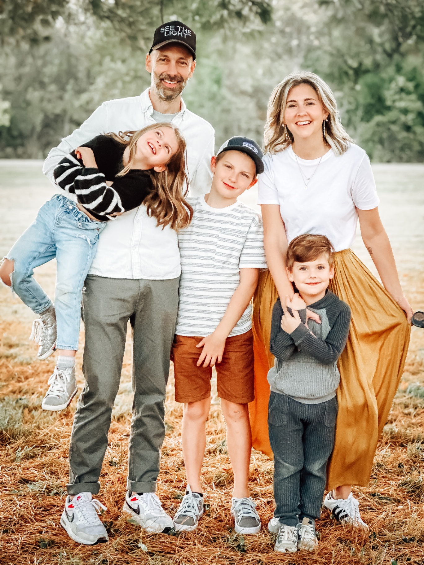 Bob Lotich with his wife and three kids